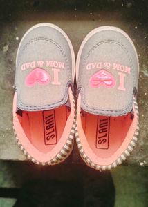 Baby Girl -I Love Mom And Dad Shoes
