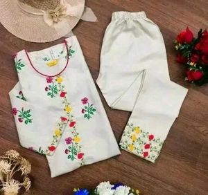 Floral Kurti Pant Set