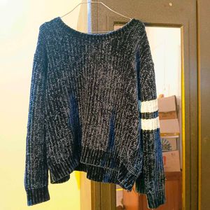 Tommy Jeans Blue V-Neck Hoodie