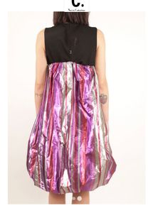 Jijil Striped Party Mini Dress