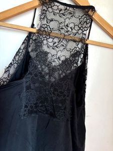 Beautiful Imported Black Top With Lace