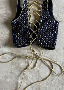 Navy Blue Lehenga Choli Set