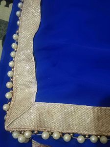 Elegant Royal Blue Saree