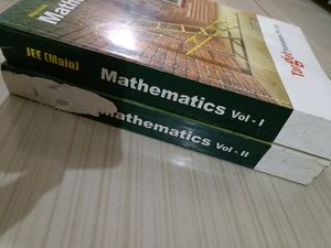 JEE Mains Absolute Maths Books Vol 1 and 2 Combo