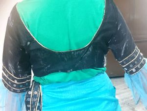 💙Heavy Partywear Saree + Blouse-Rs.999+Freebie🎁