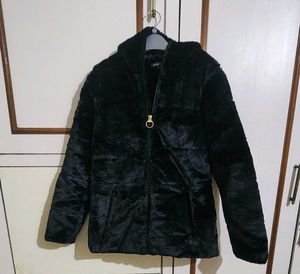 Chemistry Classy  Black Fur Jacket