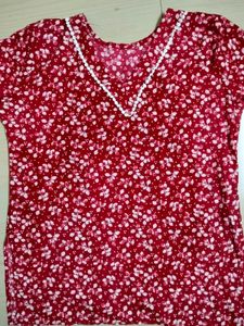 Floral Print Top