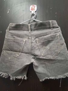 A Grey Colour Casual Shorts.