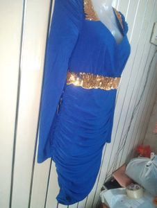 Blue Bodycon Dress 😍SALE OFFER😍