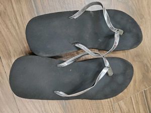 Black Flip Flops