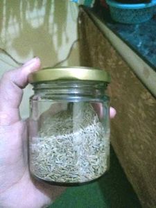 Gift Free 250 Ml Glasses Jar For Kitchen Use