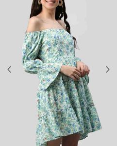 Unused White Floral Dress