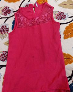 Elegant Pink Top For Girls