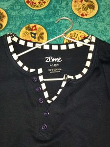 Navy Henley T-Shirt
