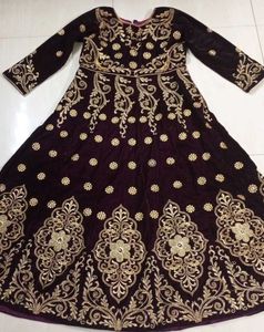 Burgundy Long Maxi Gown