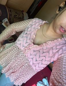 BABY PINK SHORT KURTI TOP