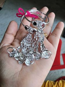 Baby Silver Bangles O To 1 Year