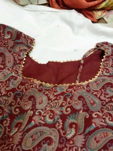 Paisley Print Kurti Set