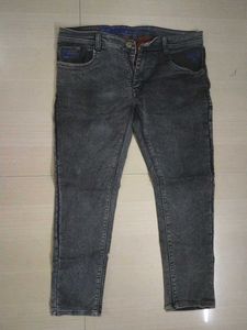 Stylish Grey Denim Jeans