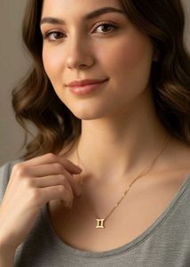 Trendy New Gemini Zodiac Necklace