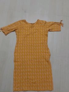 Yellow Kurthi.