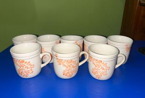 Combo Of Coffee Cups And Bowls (8+8)