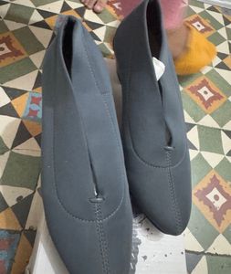 Elegant Blue Comfort Heels