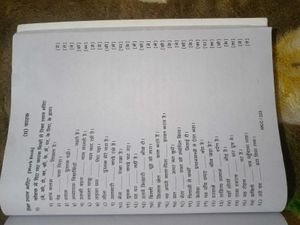 PUC I Year Hindi Textbook, Karnataka state board.