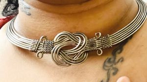 Boho Oxidized Neck Band