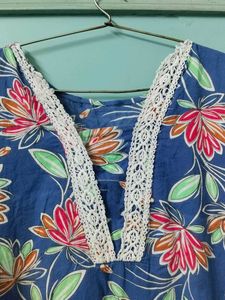 Floral Print Kurta For Women