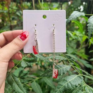 Bloody Knife Mismatch Danglers (Halloween Edition)