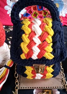 Stunning T-shirt Yarn Sling Bag