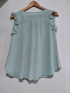 Pastel Green Summer Top