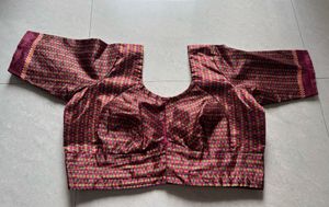 Regal Maroon Saree with Green&amp;maroon Border