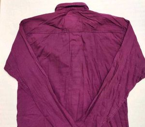 Louis Philippe Solid Shirt | Chest 38