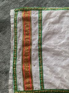 White Embroidered Kurta For Augest Office Wear