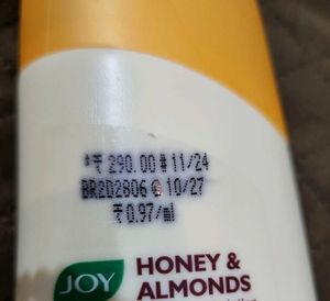 Joy Honey &amp; Almonds Lotion