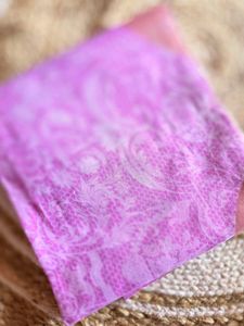 Pink &amp; Peach Printed Saree