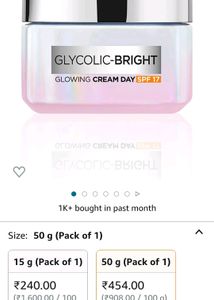 Seal Pack Loreal Paris Cream 50 Gm