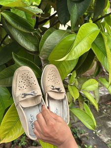 New Step Beige Loafers