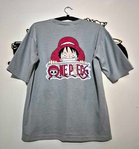 One Piece T-Shirt - Grey Anime Tee