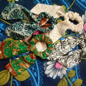 "Korean Style Elegant Hair Scrunchy – Soft &amp; Comfo