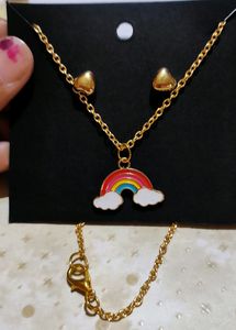 Pick Any One Charm With Chain and Earing💞 ❤