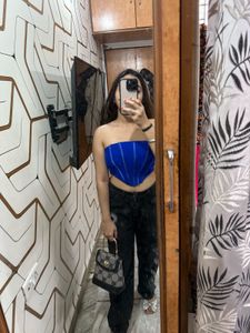 Blue Corset.