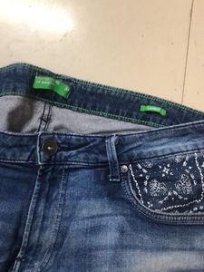 United Colors Of Benetton Blue Jeans