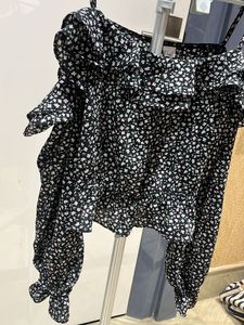 Floral Ruffle Off-Shoulder Top