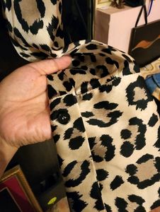 Zara Animal Print Shirt