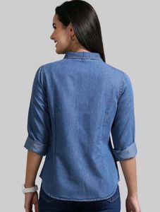Denim Shirt - Women&#39;s Top