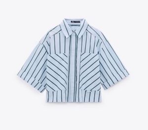 Zara Cropped Shirt