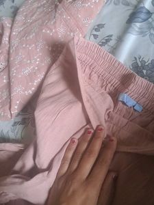 Peach Co-ord set (ajio  brand )